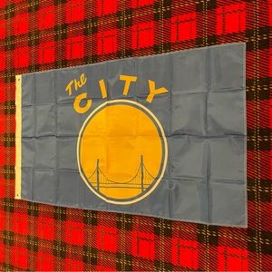 Brand new Golden State Warriors banner flag
